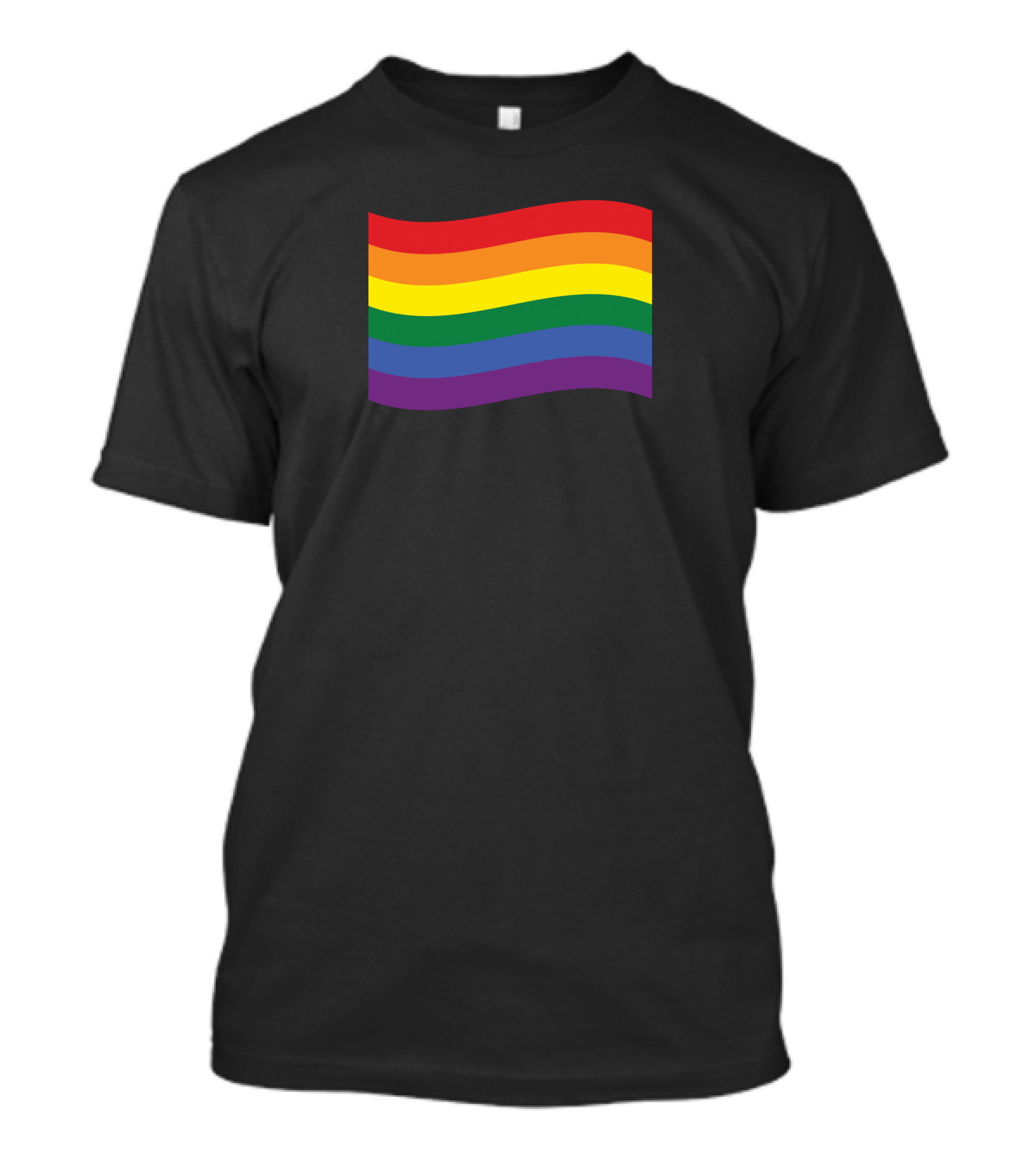 LGBT Rainbow Pocket Flag T-Shirt