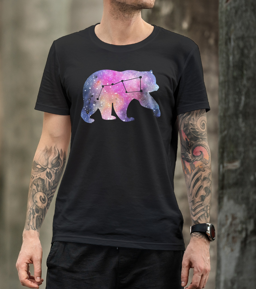 Little Dipper Galaxy Bear T-Shirt