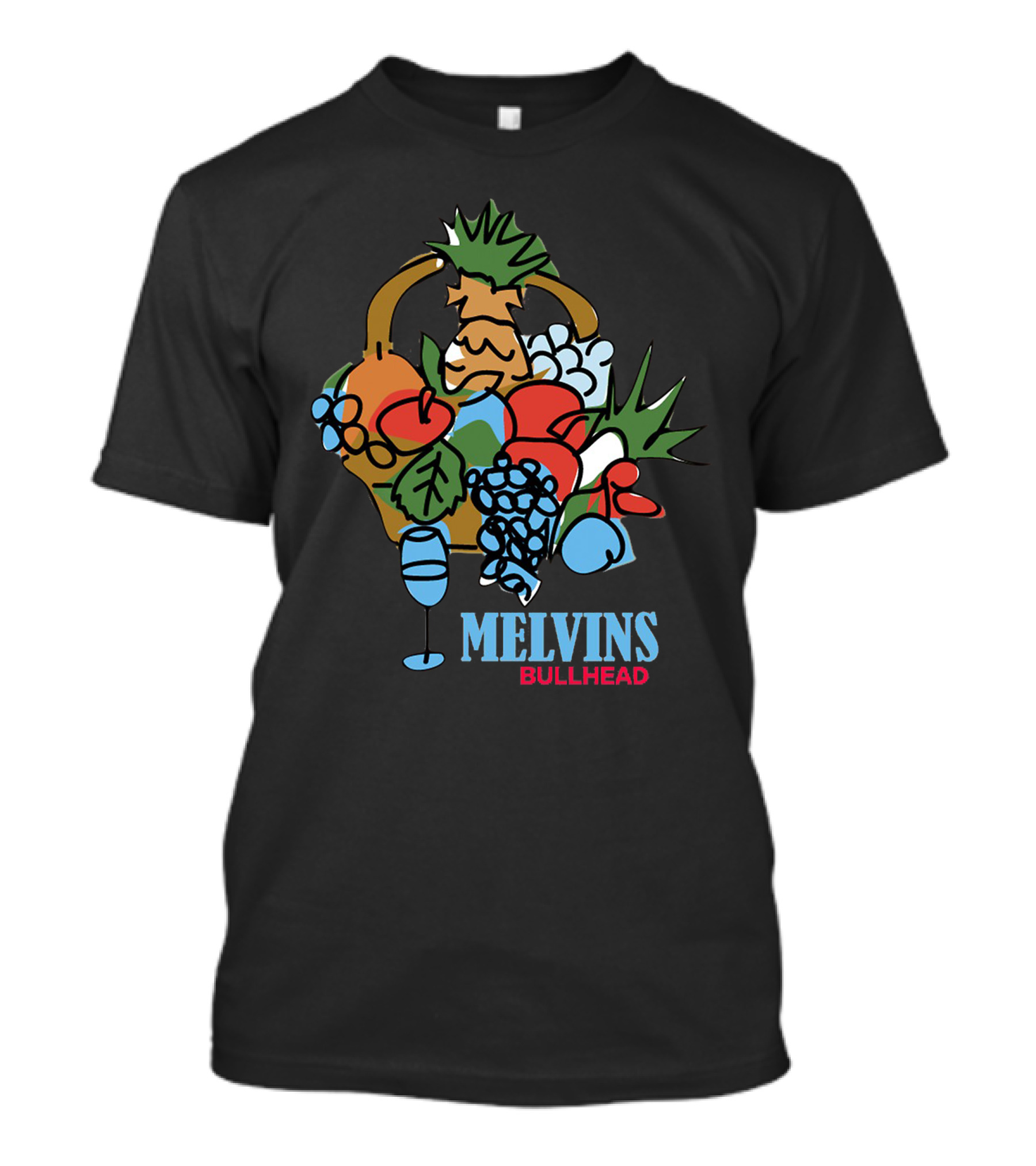 Melvins Bullhead Fruit Basket Vibrant T-Shirt