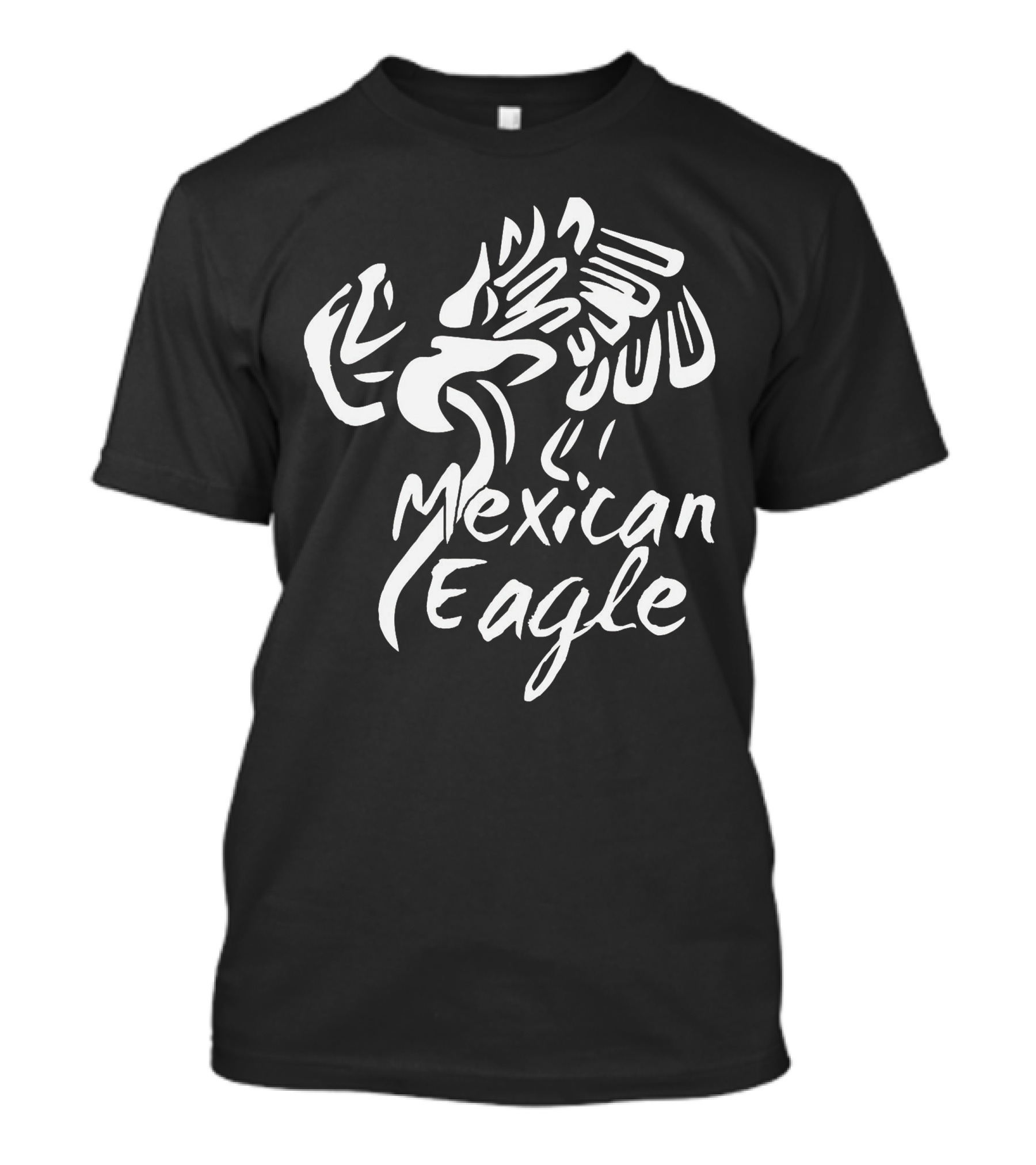 Mexican Eagle Logo Aztec-Inspired Tribal Art Bird T-Shirt