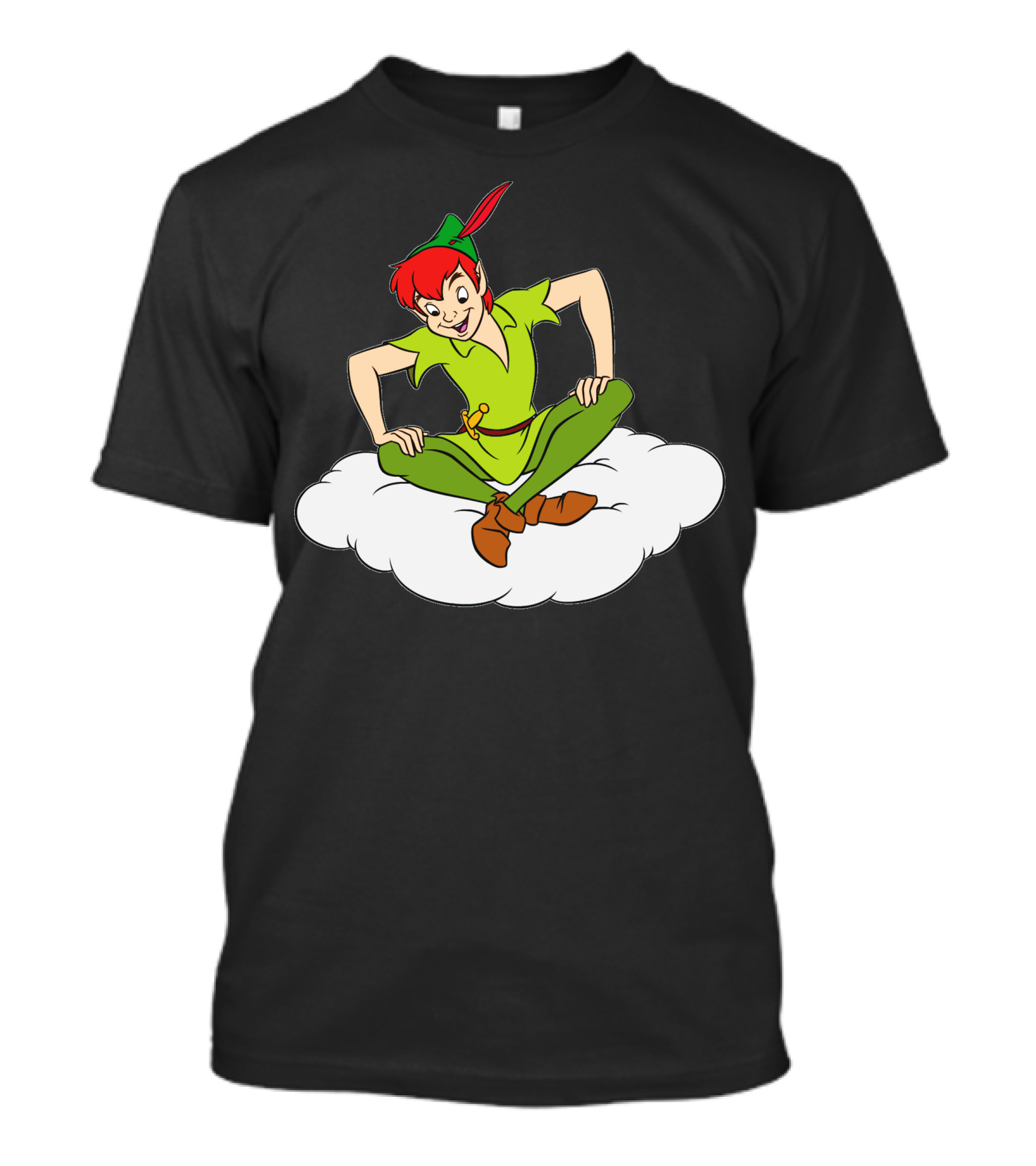 Peter Pan Sitting On Cloud Return To Never Land T-Shirt