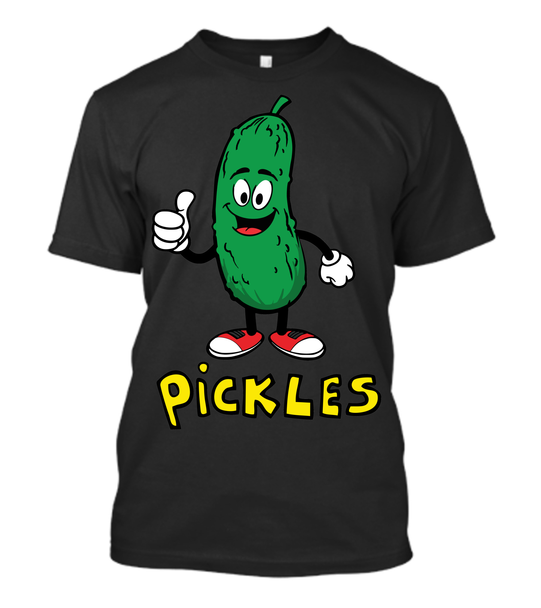 Pickles Cartoon Character Thumbs Up In Sneakers T-Shirt