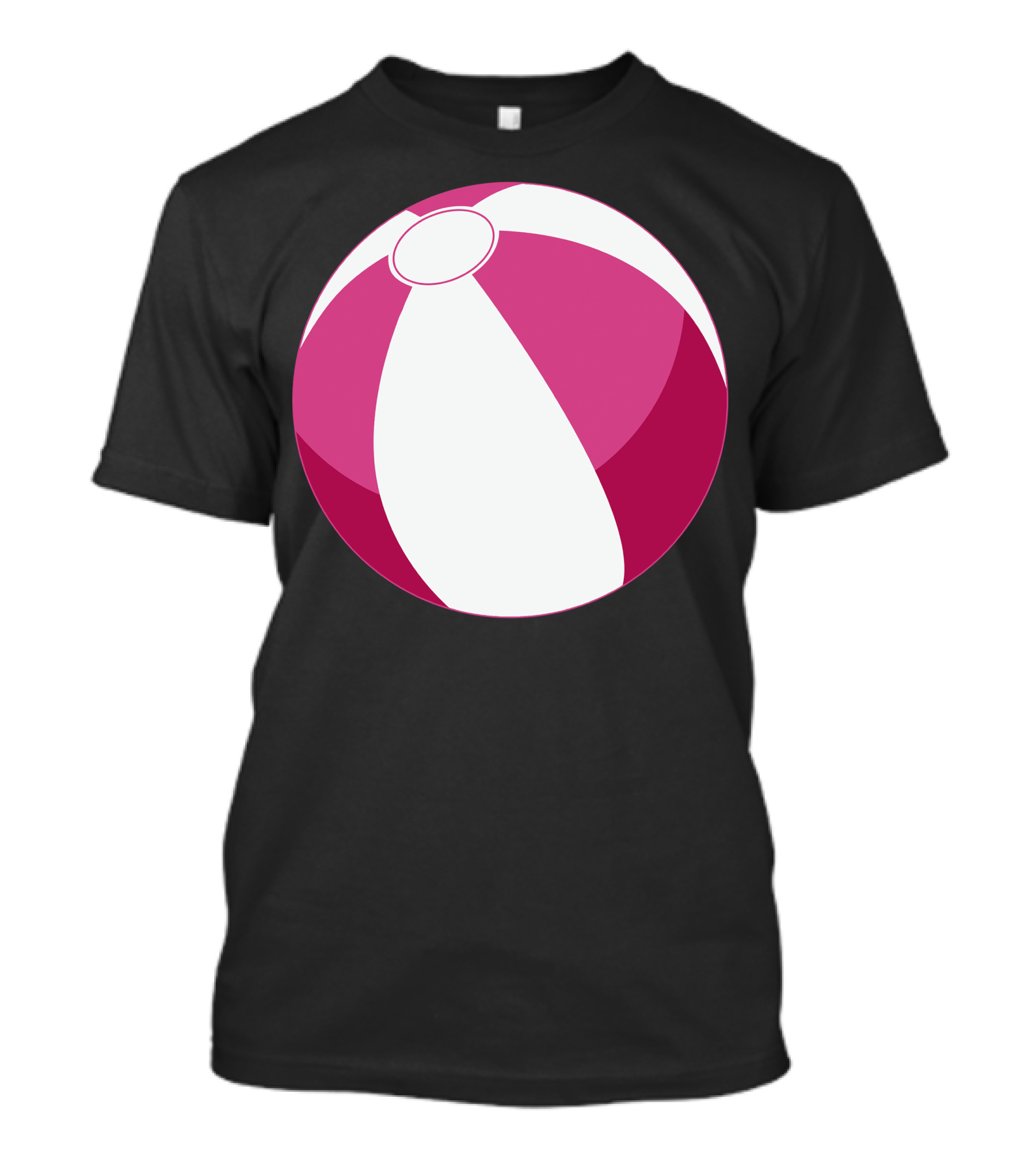 Pink And White Beachball Baby Girl T-Shirt