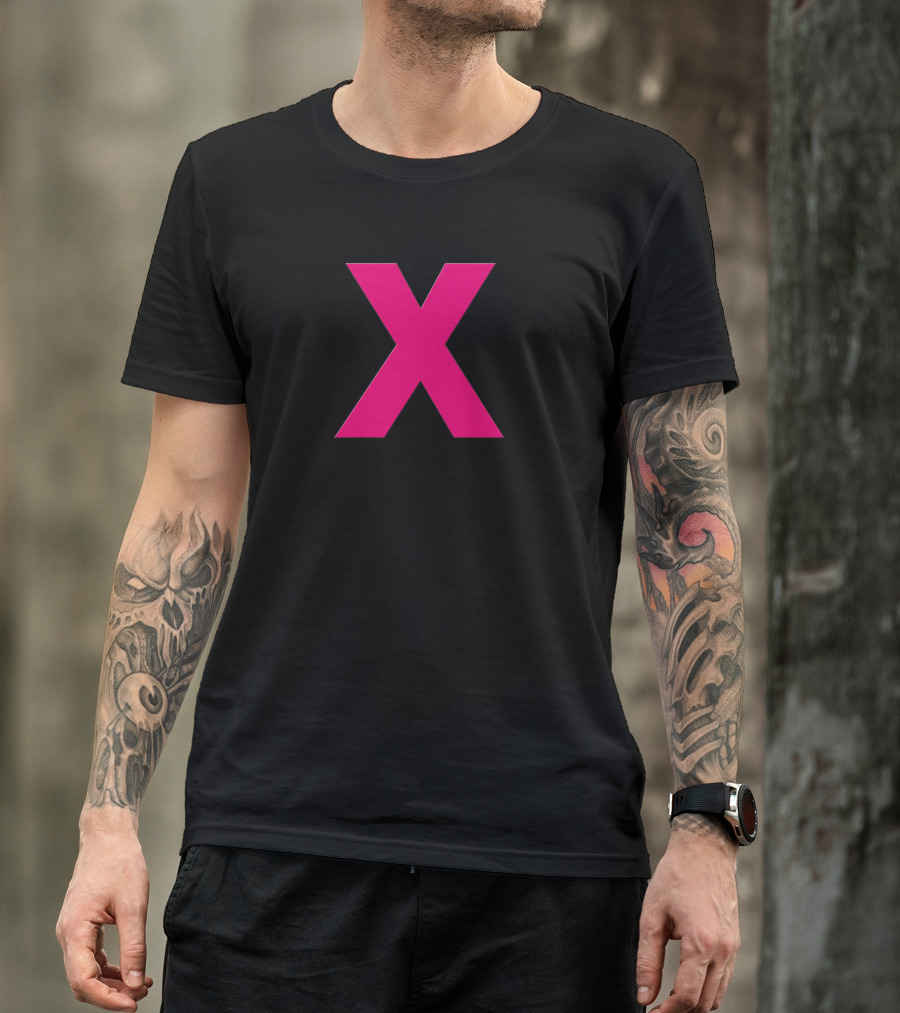 Pink X T-Shirt