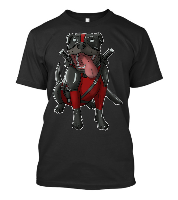 Pitpool Dog Cosplay Merc With A Mouth T-Shirt