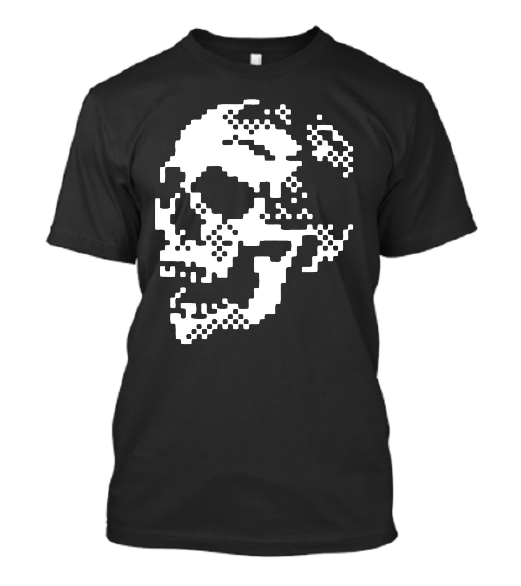 Pixskull Pixelated Skull T-Shirt