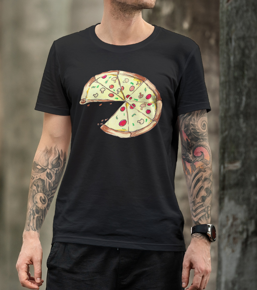 Pizza Slice With Mushrooms And Pepperoni T-Shirt