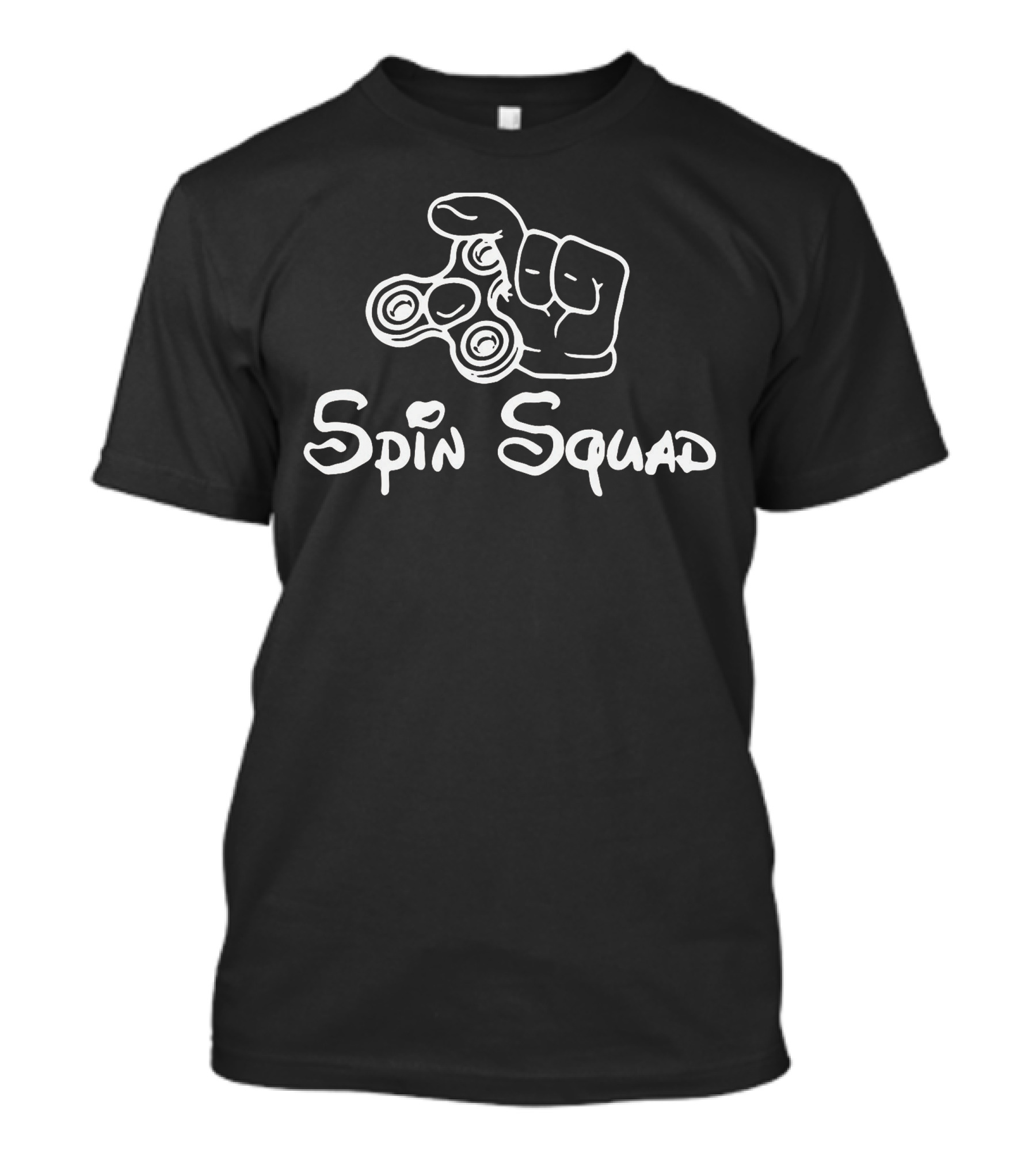 Spin Squad Fidget Spinner Hand Gesture T-Shirt