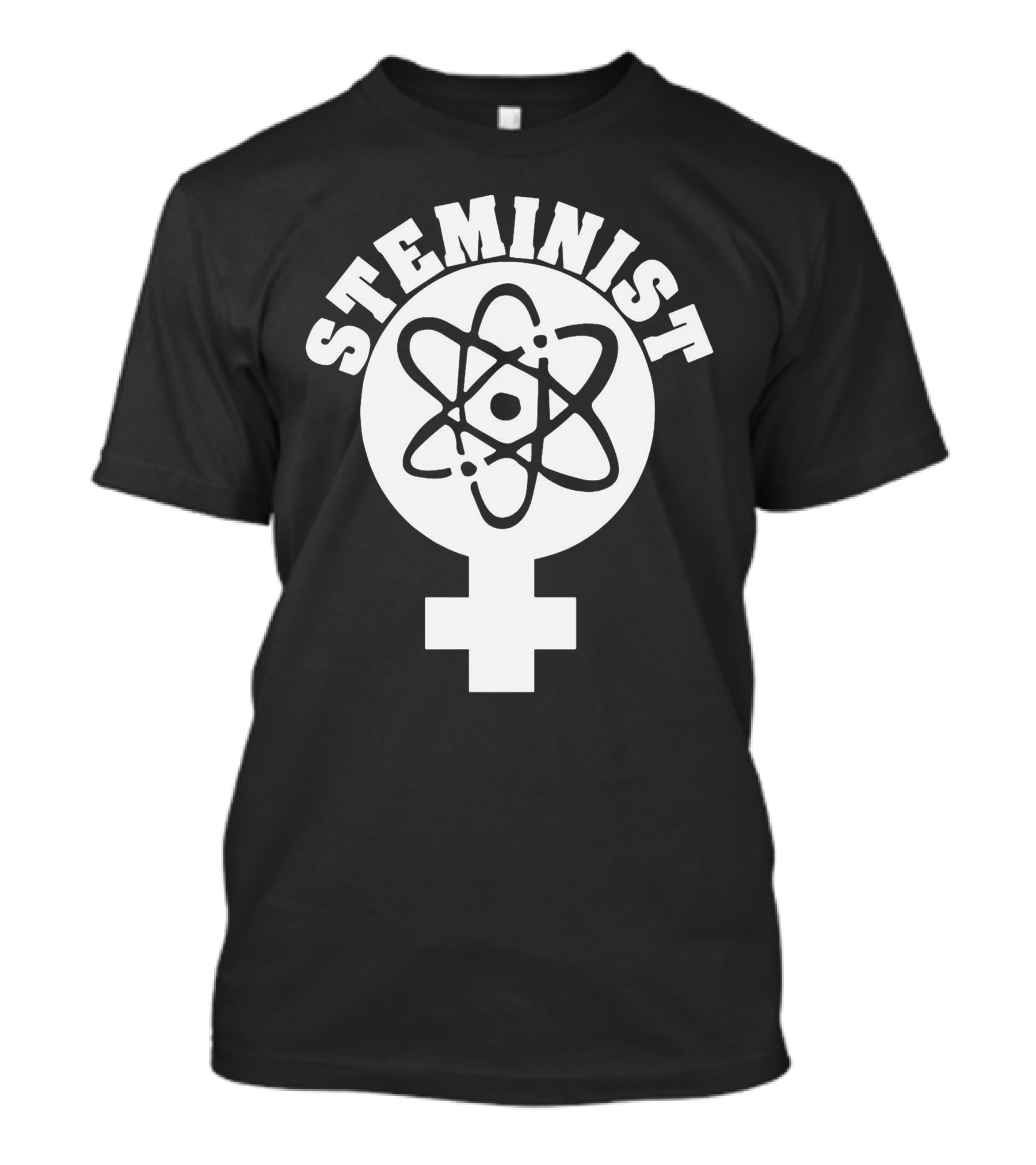 STEMinist Symbol With Atomic Icon Best T-Shirt
