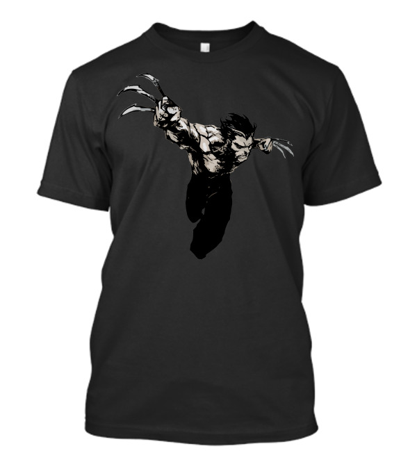 Wolverine Marvel Comics Claws Action Pose T-Shirt
