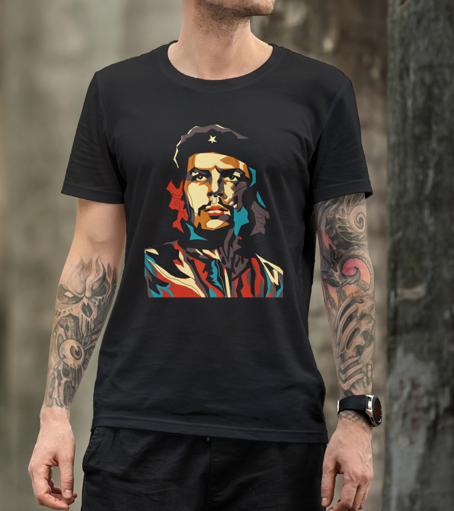 Che Guevara Pop Art Portrait Star Beret T-Shirt