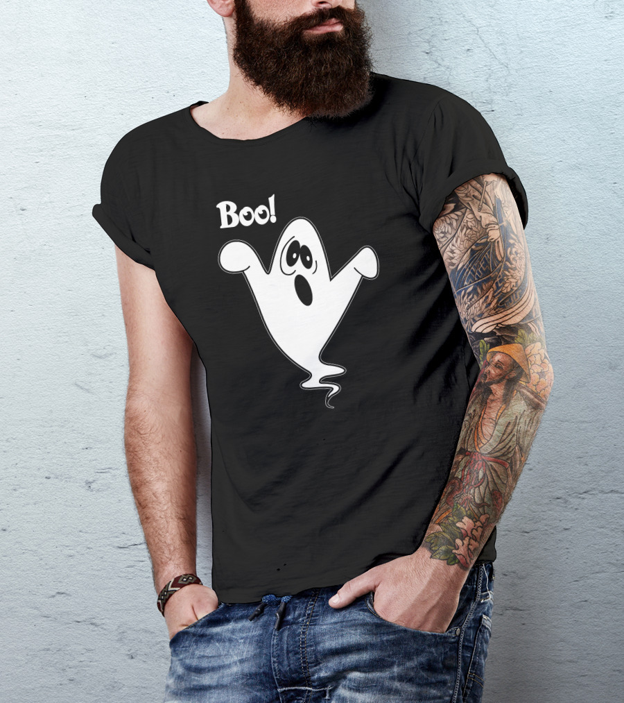 Boo Cute Howling Ghost T-Shirt