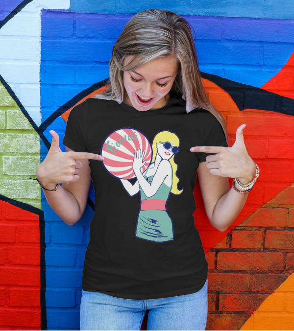 Fiorucci Retro Beach Ball Girl T-Shirt