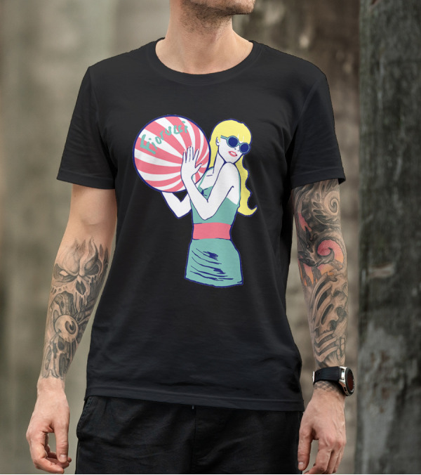 Fiorucci Retro Beach Ball Girl T-Shirt