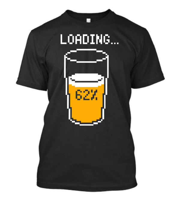 Loading 62% 8 Bit Beer Pixel Art Mouse Pad T-Shirt