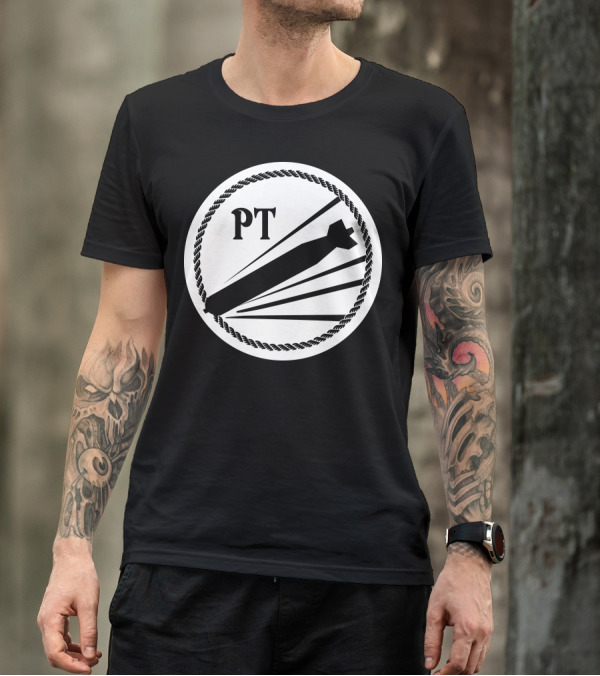 Navy Patrol Torpedo PT Boat Emblem T-Shirt