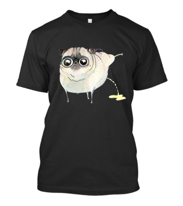 Pug Pie Peeing T-Shirt