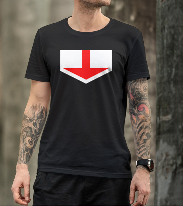 Power Rangers Red Time Force Arrow Emblem T-Shirt