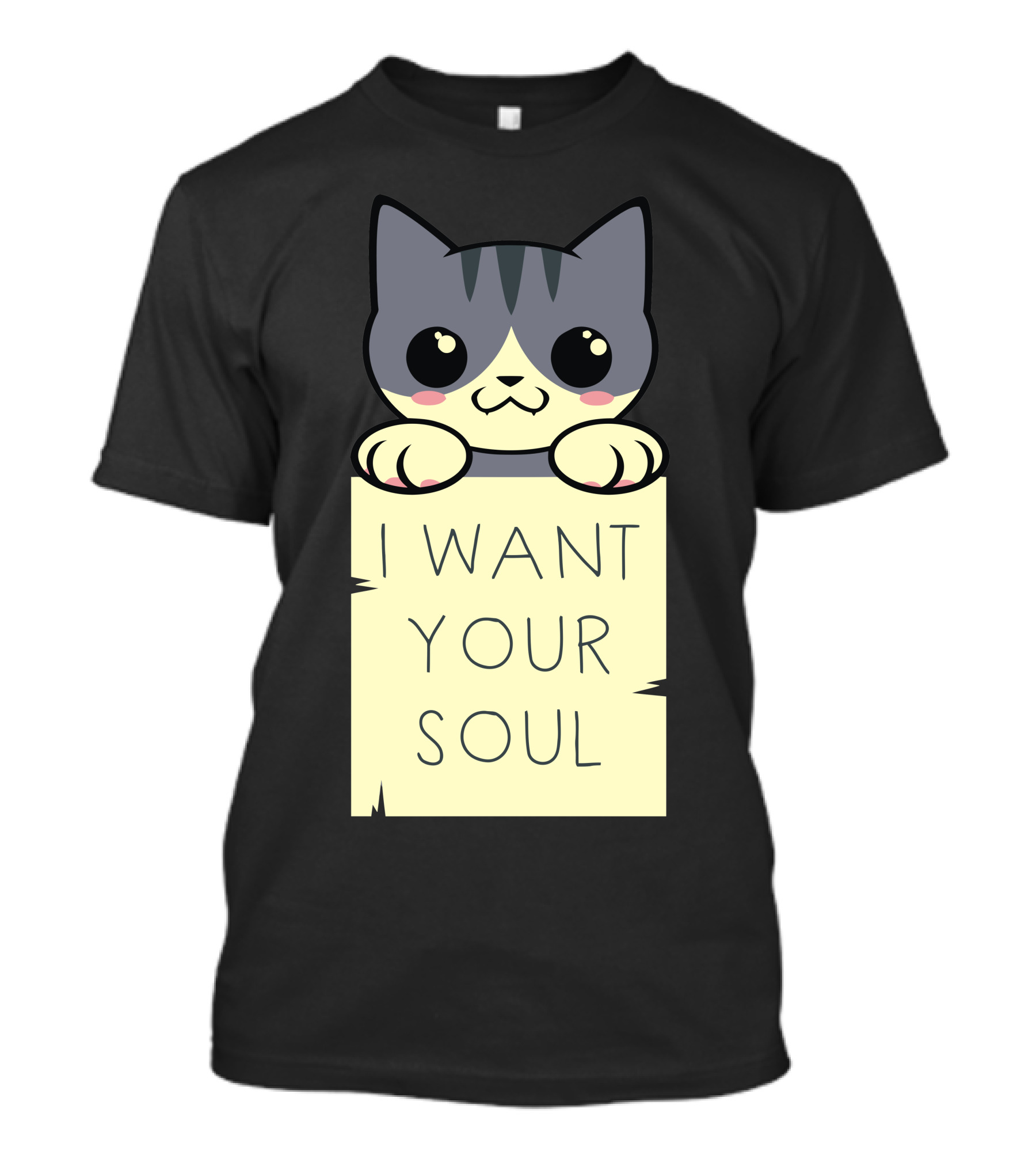 I Want Your Soul Kitty T-Shirt