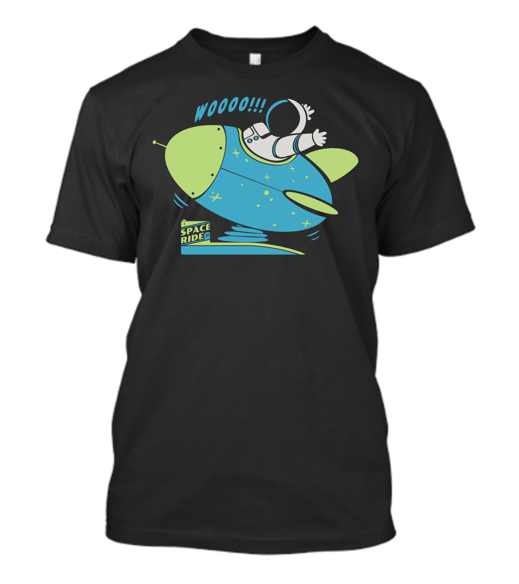 WOOOOO Space Ride Astronaut Adventure T-Shirt