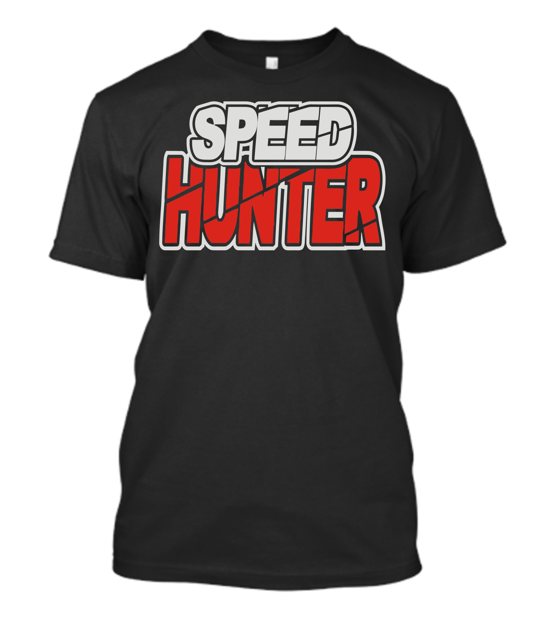 SPEED HUNTER Racing Font T-Shirt