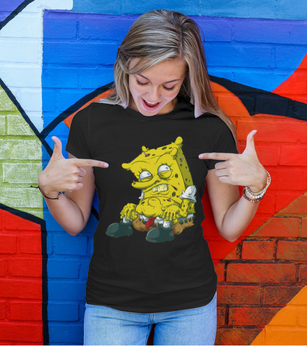 Spongebob Squarepants Zombified Character T-Shirt