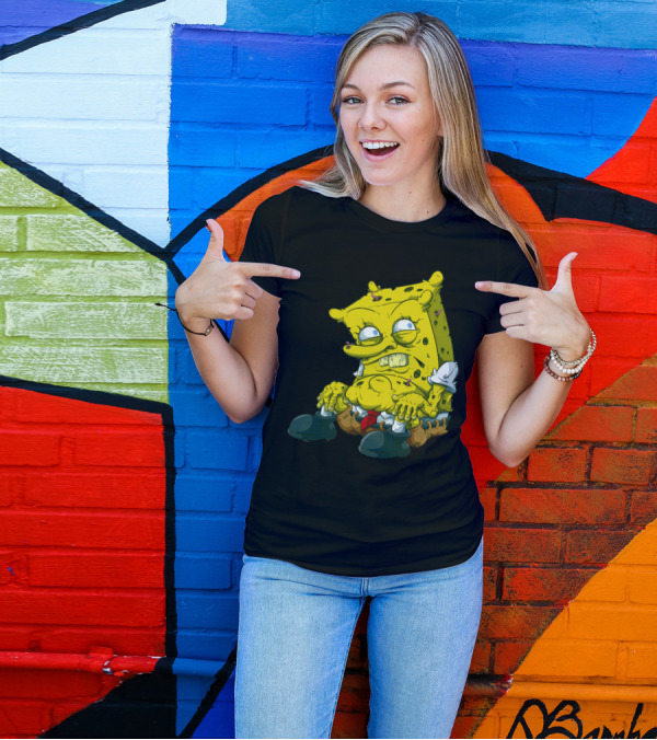 Spongebob Squarepants Zombified Character T-Shirt