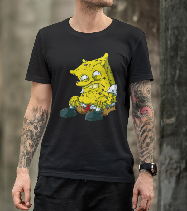 Spongebob Squarepants Zombified Character T-Shirt