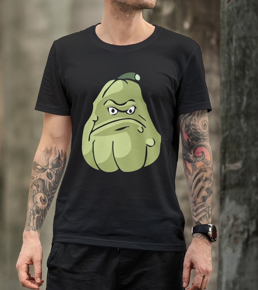 Squash Pvz Character Face From Popular Tower Defense Game T-Shirt