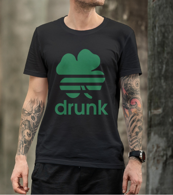 St Patrick's Day Drunk Shamrock T-Shirt