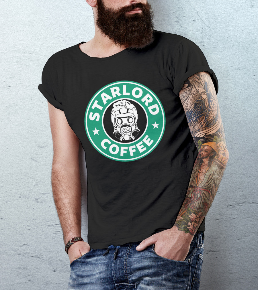 Star Lord Coffee Cosmic Brew Guardians T-Shirt