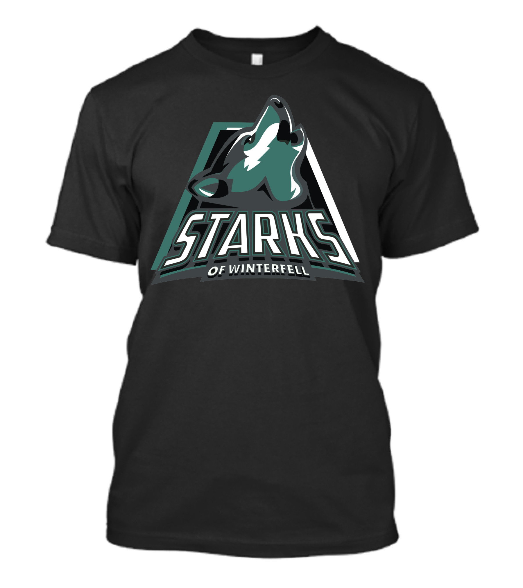 STARKS OF WINTERFELL WOLF EMBLEM T-Shirt