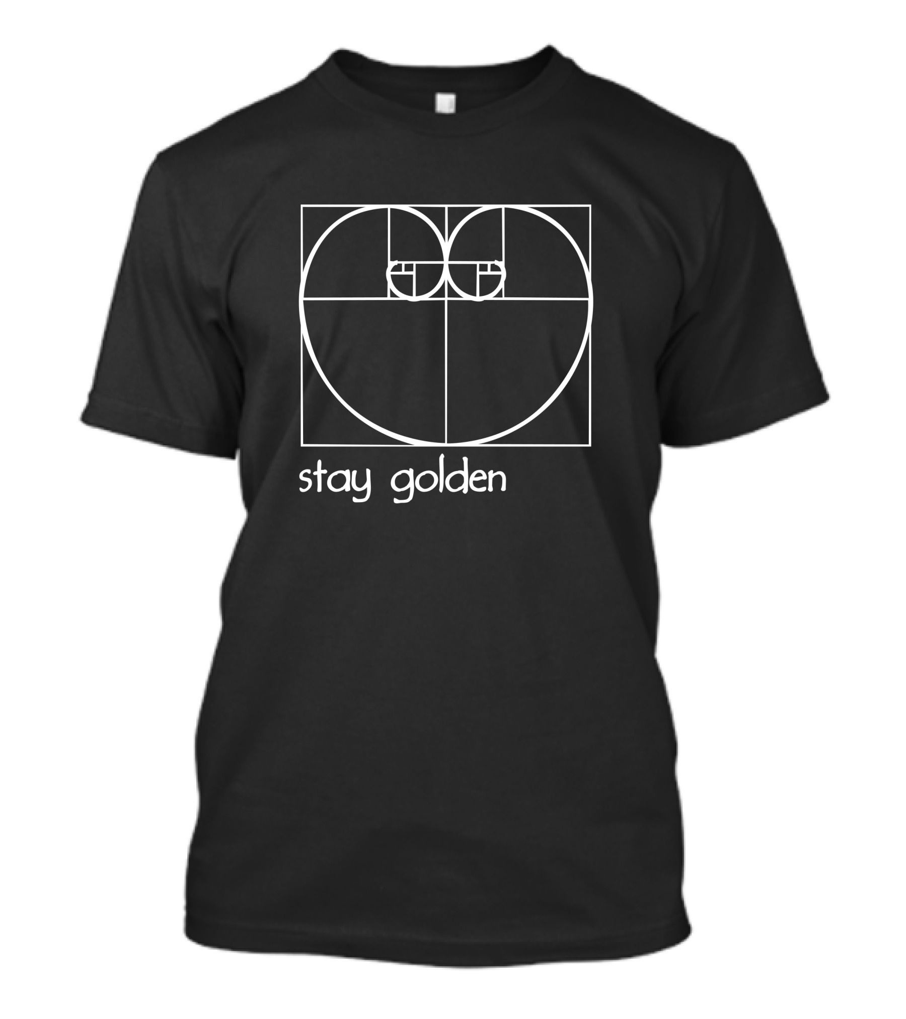 Stay Golden Fibonacci Heart T-Shirt
