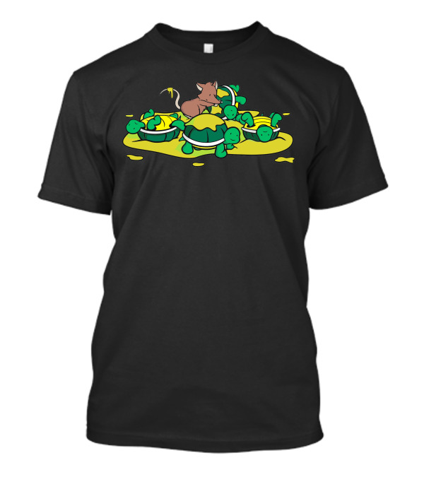 Sticky Situation Turtle Pile Mischief T-Shirt