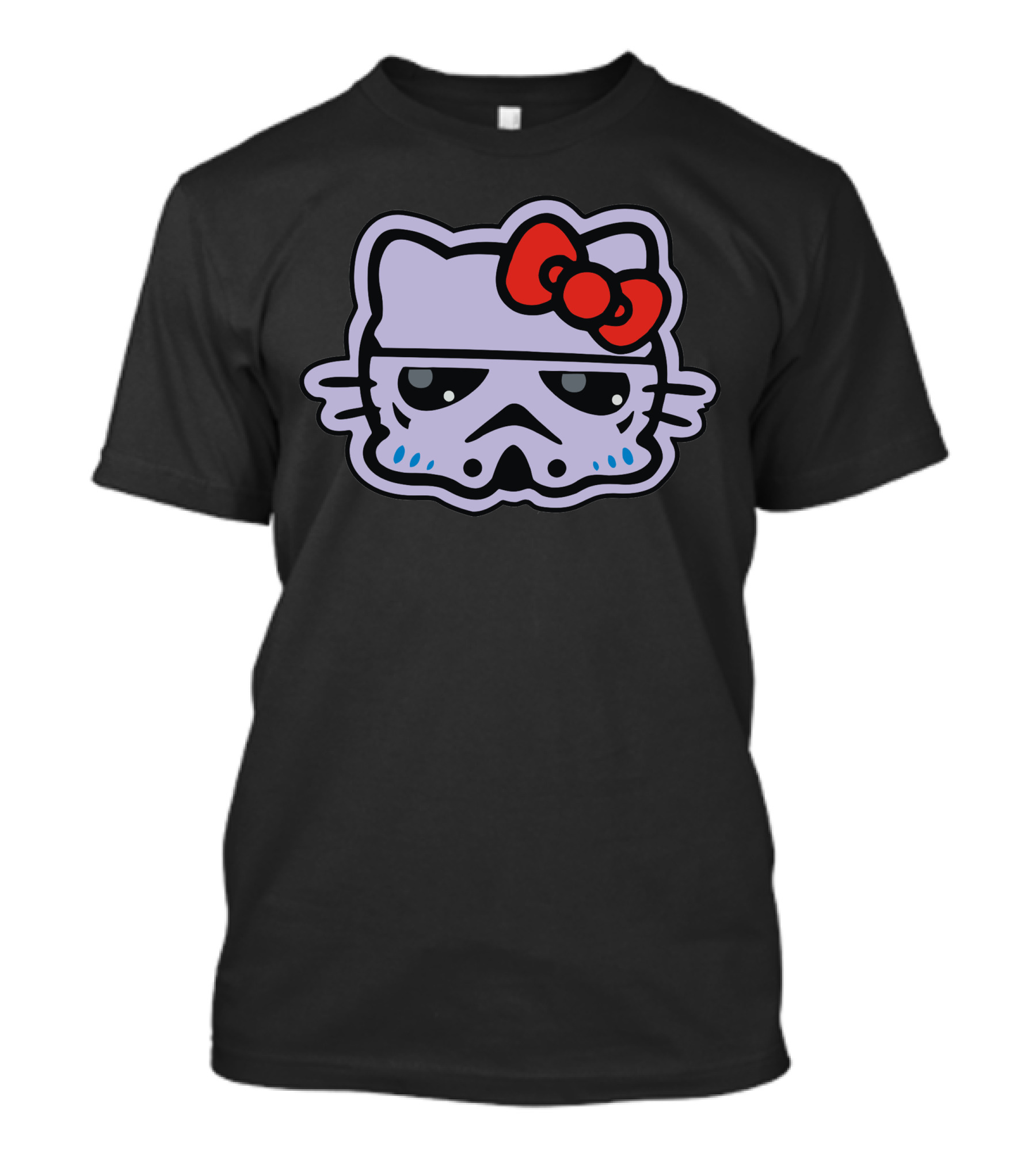 Storm Kitty Trooper Bow T-Shirt