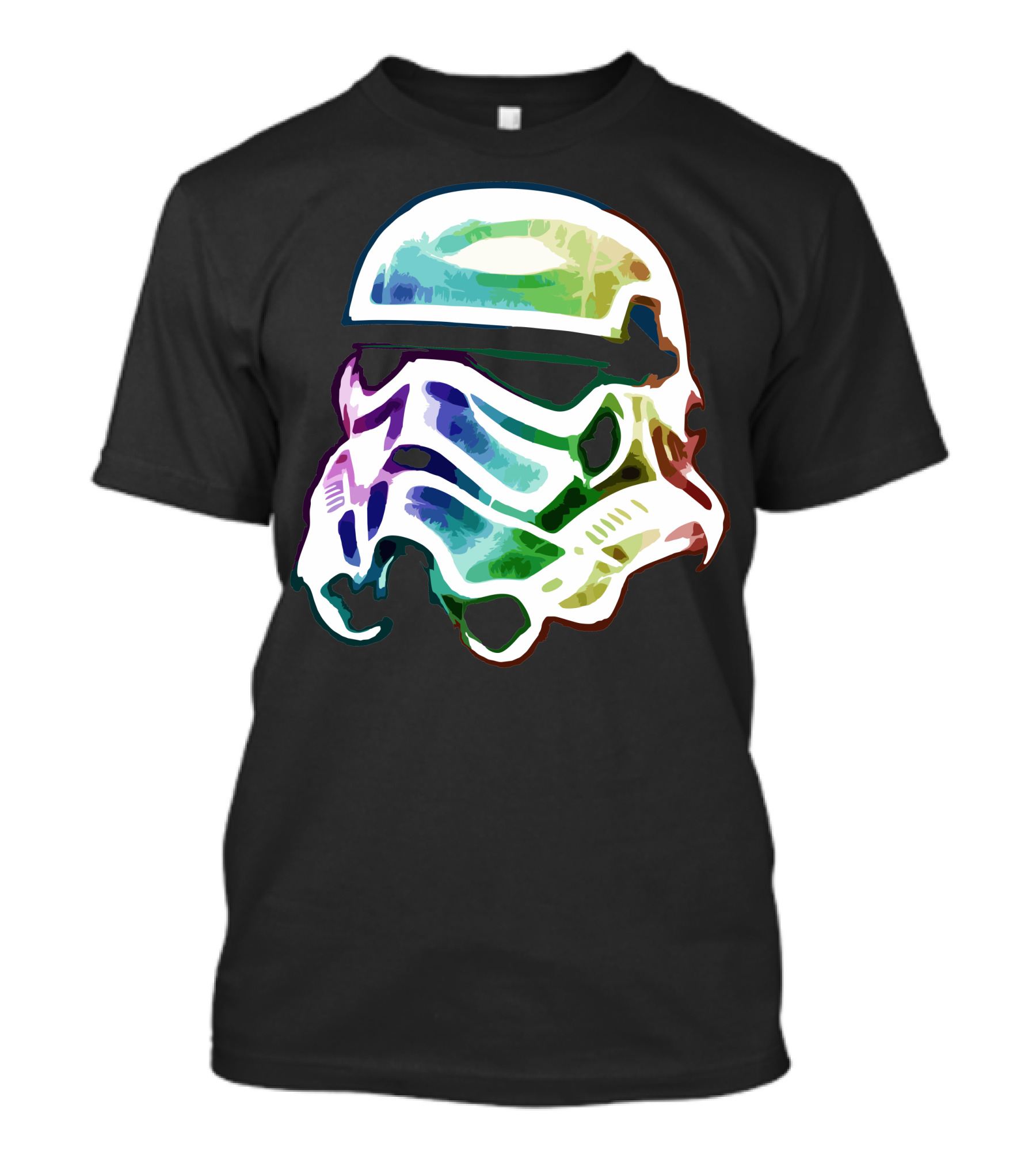 Stormtrooper Helmet Rainbow Color Palette T-Shirt
