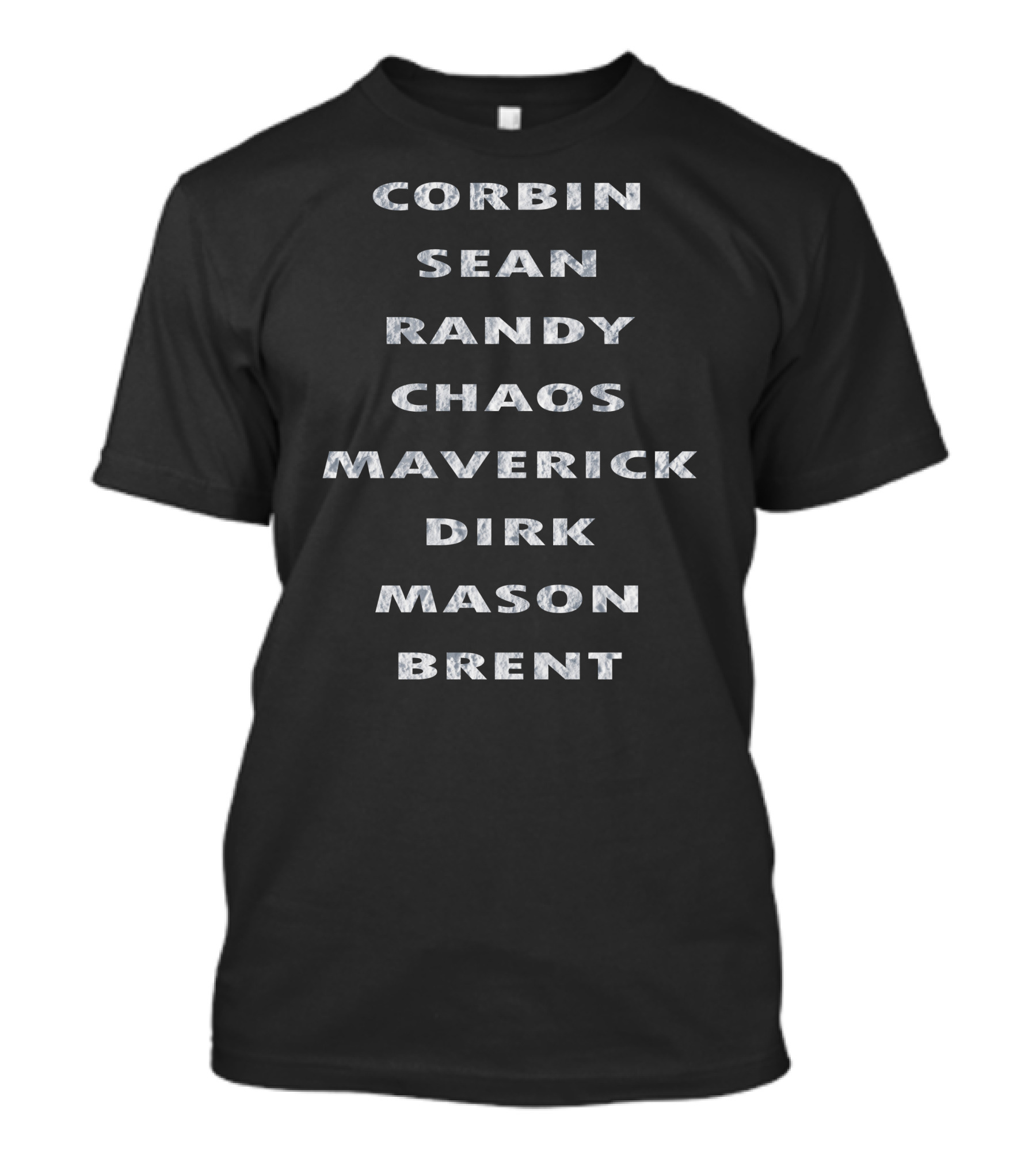 Studio Heads Corbin Sean Randy Chaos Maverick Dirk Mason Brent T-Shirt