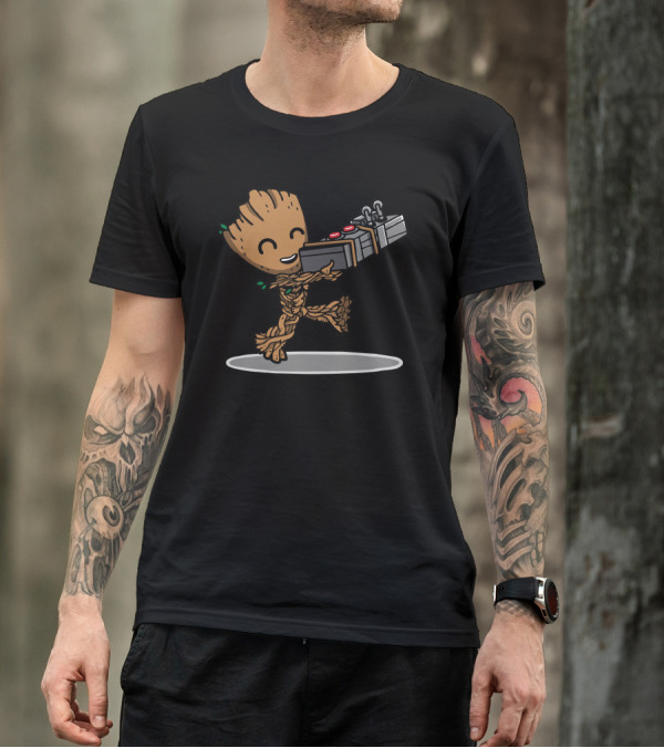 Super Bomb Bro Tree Alien With Detonator Controller T-Shirt
