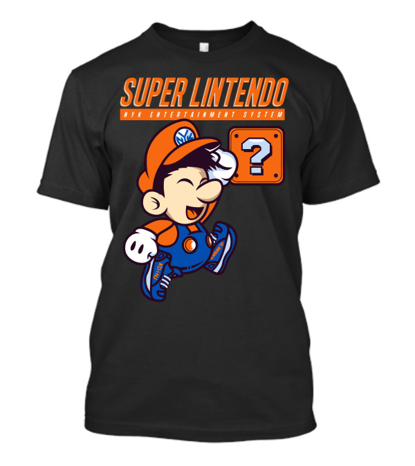 Super Lintendo NYK Entertainment System Question Block T-Shirt