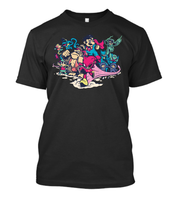 Super Smash League Epic Crossover Characters T-Shirt