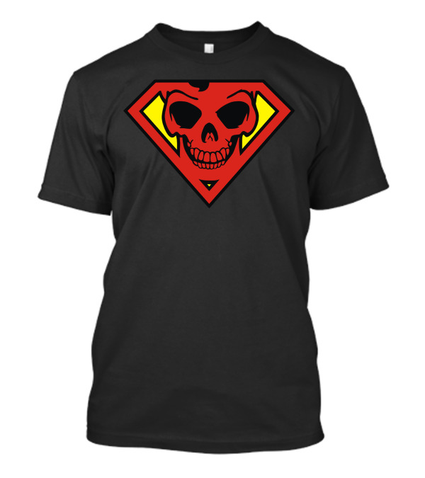 Superskull Red And Yellow Shield T-Shirt