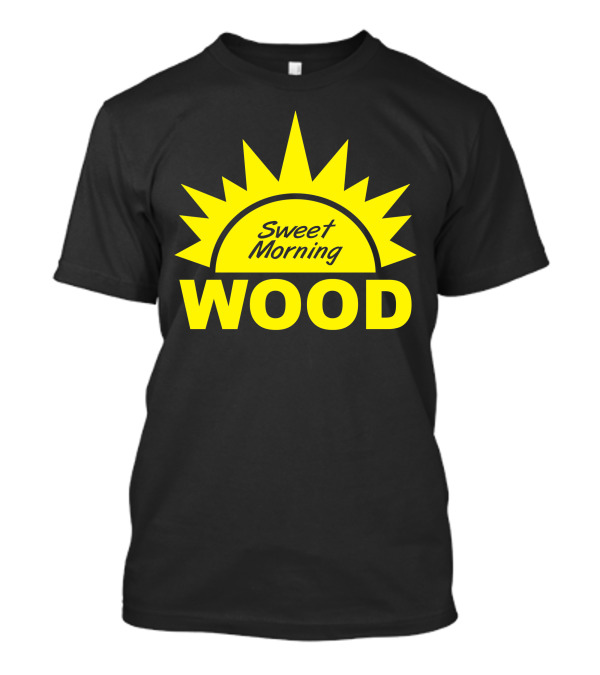 Sweet Morning Wood Sunburst Yellow T-Shirt