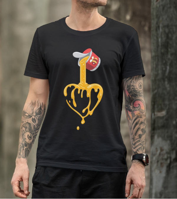 Chick-fil-A Honey Mustard Heart Sweetheart T-Shirt