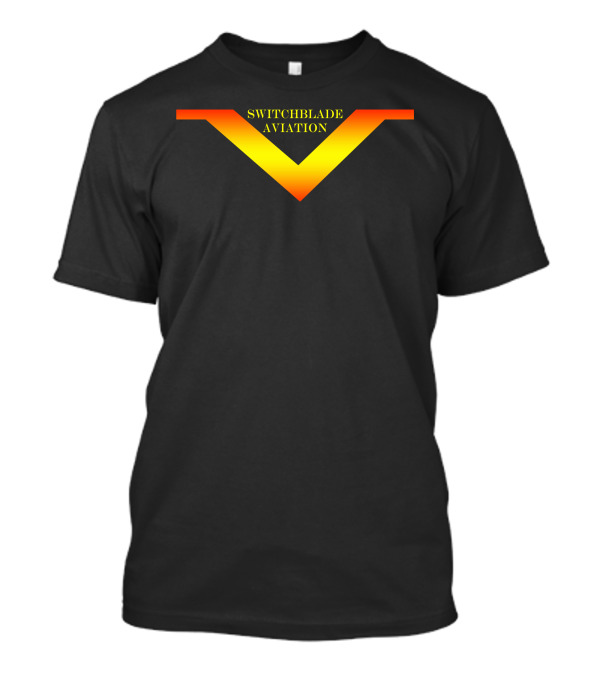 Switchblade Aviation V-Shaped Gradient T-Shirt