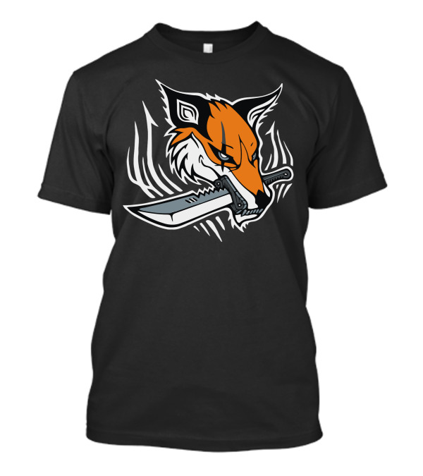 Sword Fox Samurai Blade T-Shirt