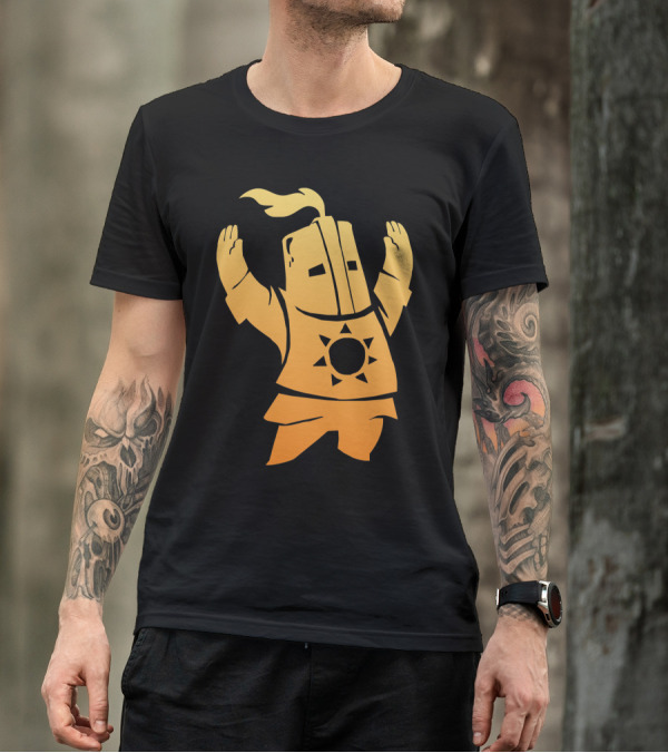 Praise The Sun Knight Orange T-Shirt