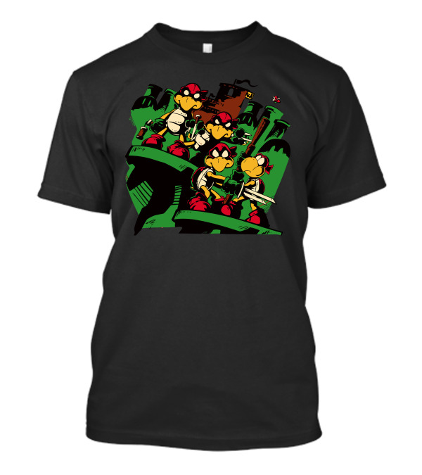 Teenage Koopa Ninja Bros Castle Battle Adventure T-Shirt