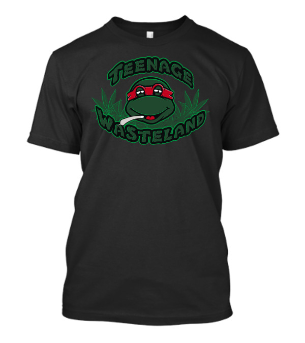 Teenage Wasteland Smoking Turtle Leaves T-Shirt