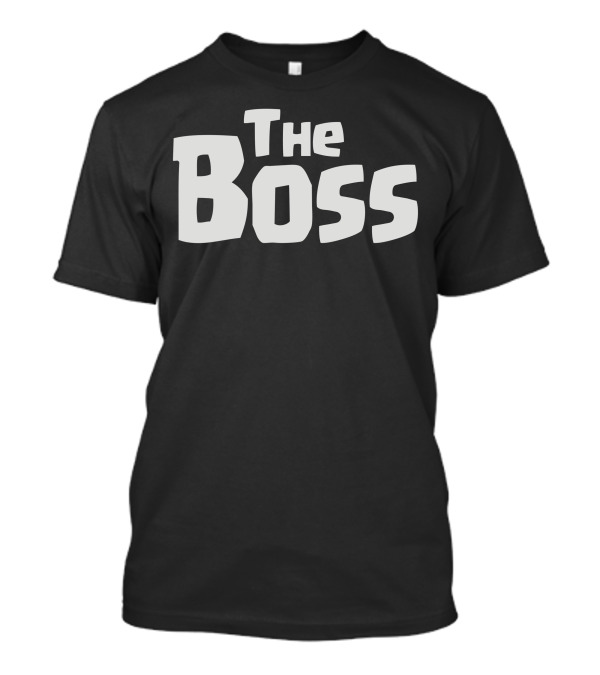 The Boss Comic Bold Font T-Shirt
