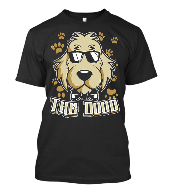 The Dood Cool Sunglasses Dog Paw Prints T-Shirt